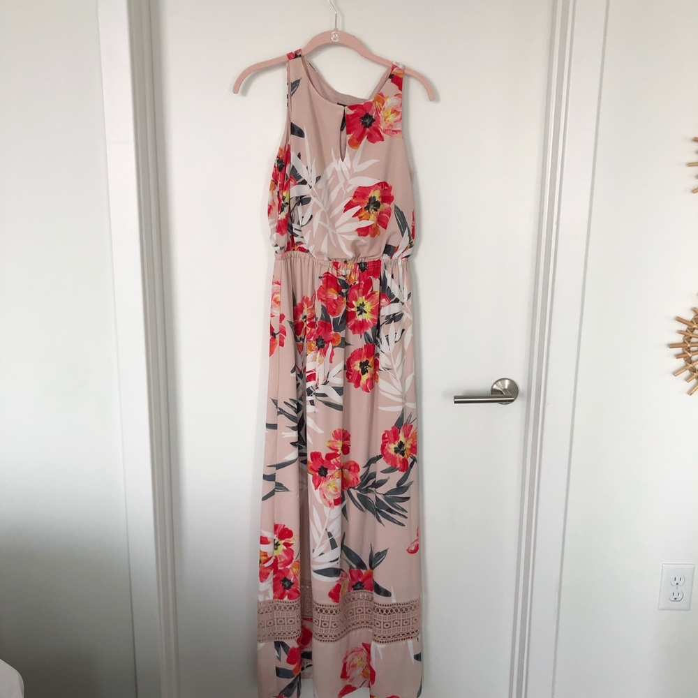 Adrianna Papell floral gown